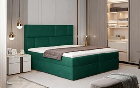 Επενδυμένο κρεβάτι Lorenca-160 x 200-Prasino