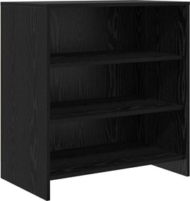 vidaXL Πλαϊνό γραφείο Μαύρο 70 x 41 x 75 εκ. Επεξεργασμένο ξύλο