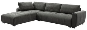 Intrahome Kαναπές δεξια γωνία Gianco Intrahome ύφασμα σε γκρι απόχρωση 298x208x85εκ | SKU: INTRAPA-185111159