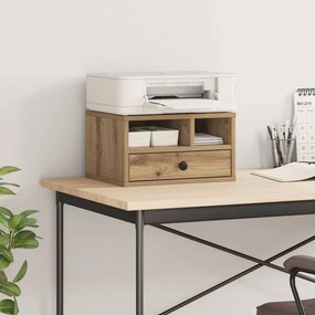 vidaXL Σταντ Εκτυπωτή Artisan Oak 40 x 32 x 24 εκ Επεξεργασμένο ξύλο