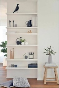 Stewehome Σετ 6 τεμαχίων επιτοίχιων ραφιών Λευκό 60x15x15 cm