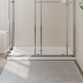 vidaXL Βάση Ντουζιέρας Ορθογώνια Λευκή 70 x 120 εκ. από ABS