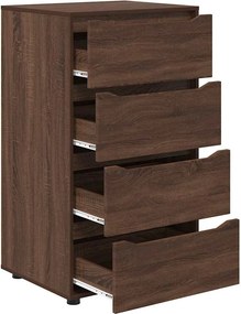 vidaXL Ντουλάπες Αποθήκευσης 60 x 48 x 105 εκ. Επεξεργασμένο Ξύλο