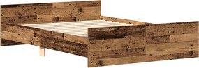 vidaXL Πλαίσιο κρεβατιού χωρίς στρώμα 120x200 εκ. Επεξεργασμένο Ξύλο
