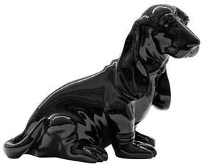 Επιτραπέζια Διακοσμητική Φιγούρα "Σκύλος" FL195 Fylliana Μαύρο χρώμα 41x22x32εκ