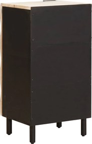 vidaXL Πλαϊνό γραφείο Λευκό Φινίρισμα Καθαρισμού 40 x 33 x 75 εκ.