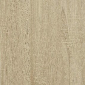 SIDEBOARD SONOMA OAK 68X35X76CM ΚΑΤΑΣΚΕΥΑΣΜΕΝΟ ΞΥΛΟ ΚΑΙ ΜΕΤΑΛΛΟ 848965