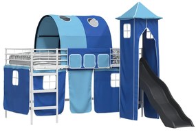 vidaXL Λευκό και Μπλε 79,5 x 200 εκ.