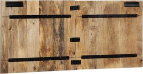 vidaXL κεφαλάρι 120 cm μασίφ ακατέργαστο ξύλο Mango