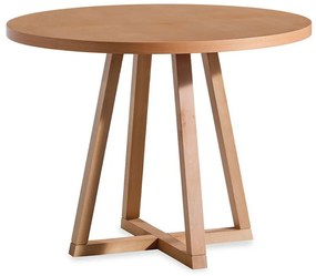 Τραπέζι Puffy 117FRF1407 Φ100x75cm Natural Mdf,Ξύλο
