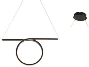 Φωτιστικό Οροφής - Ράγα Led HM98LED64BK 32W 3000K 1920lm 64Χ17ΧΗ120 Black Aca Decor Aluminium
