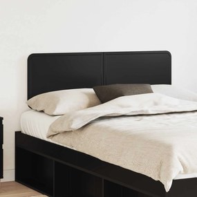vidaXL Κεφαλάρι Μαύρη Οξυά Επεξεργασμένο ξύλο