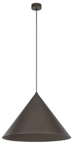 Κρεμαστό Φωτιστικό Οροφής 1xE27 Φ50cm Cono TK Lighting 10062 Καφέ