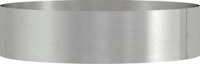 vidaXL Δακτύλιος γλάστρας 5 τμχ. Ασημί 80 x 80 x 20 cm