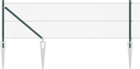 vidaXL Στύλος Περιφράξεων Πράσινο