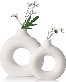 Stewehome Σετ μποέμ βάζων από τσιμέντο (11 30 cm)