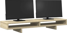 vidaXL Βάση Οθόνης Sonoma Δρυς 100x27x15 εκ. από Επεξ. Ξύλο