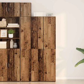 vidaXL Highboard Παλαιό ξύλο 70 x 42.5 x 185 εκ Επεξεργασμένο ξύλο