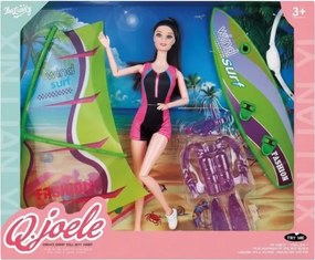 Σετ κούκλα με αξεσουάρ surfing - L5749K-2 - 232495