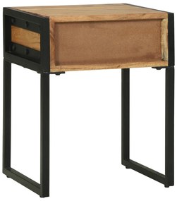 vidaXL Κομοδίνο 40x35x50 εκ Μασίφ ξύλο ακακίας