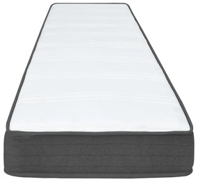 ΚΡΕΒΑΤΙ BOXSPRING ΣΚΟΥΡΟ ΓΚΡΙ 120 X 200 ΕΚ. ΥΦΑΣΜΑΤΙΝΟ 3054707