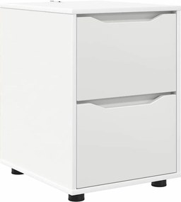 vidaXL Ντουλάπι αποθήκευσης Λευκό 40 x 48 x 57 εκ Επεξεργασμένο ξύλο