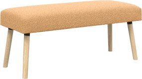 vidaXL παγκάκι Μονόχρωμο Μπεζ 110 x 40 x 46 cm Μπουκλέ