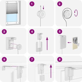 vidaXL Πλισέ περσίδα Ανθρακί 40x100 cm Πλάτος υφάσματος 39,4 cm