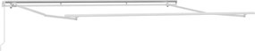 vidaXL Τέντα Πτυσσόμενη Χειροκίνητη Καφέ 500x300 εκ.