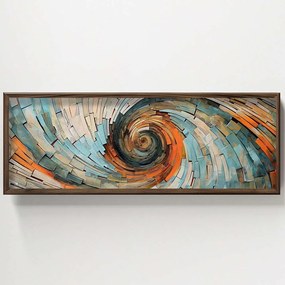 Κάδρο 856EVL1553 120x3,5x40cm Multi Wallity Horizontal Mdf, Wood