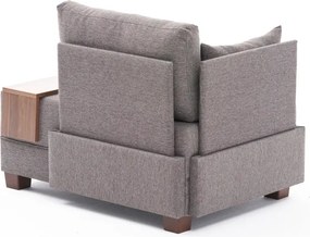 Πολυθρόνα Καφέ Αριστερή FLY 75x100x80