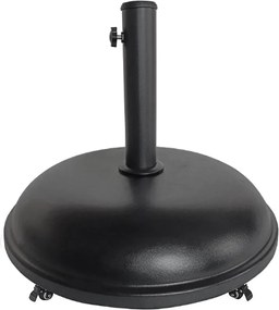 ΒΑΣΗ ομπρέλας Τσιμέντο/Μέταλλο Απόχρωση Μαύρο, με ρόδες   1τμχ