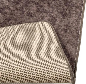 vidaXL Χαλί Runner MARSA Γκρι 100 x 250 cm Πολυέστερ και PVC
