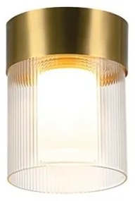 Πλαφονιέρα Φωτιστικό Οροφής LED 9W IP20 3000K Χρυσό 23017 Zambelis-23017-Χρυσό 23017