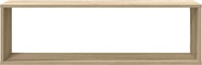 vidaXL Ράφια Κύβοι Τοίχου 2 τεμ. Sonoma Δρυς 100x15x30 εκ. Επεξ. Ξύλο