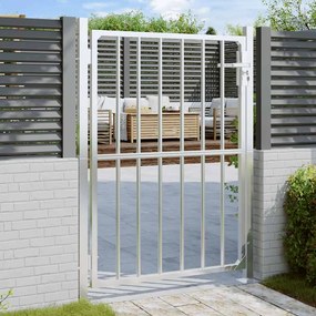 vidaXL Πόρτα Περίφραξης Κήπου 100 x 125 εκ. από Ανοξείδωτο Ατσάλι