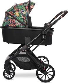 BABY STROLLER GLORY TROPICAL FLOWERS +ADAPTERS