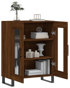 vidaXL Ντουλάπι Καφέ Δρυς 69,5 x 34 x 90 εκ. Επεξεργασμένο Ξύλο