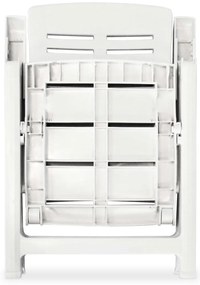 vidaXL Σετ Επίπλων Bistro 3 Τεμαχίων Λευκό Πλαστικό