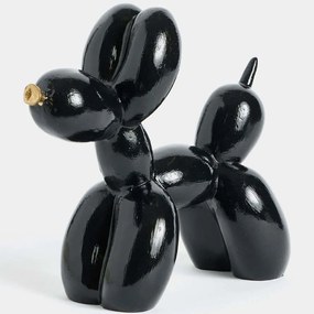 Διακοσμητικό Επιτραπέζιο Dog 371CTF1302 20x8x17cm Black Aberto Design Πολυέστερ