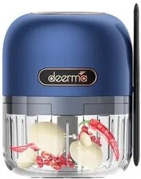 DEERMA πολυκόφτης , με μπαταρία, 150ml, 40W, 3 λεπίδες, μπλε (DEM-JS100)