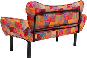 2-Seat Sofa-Bed Chatto - Patchwork Multicolor