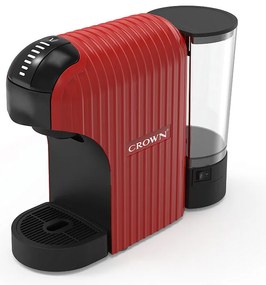 Μηχανή εσπρέσο 7σε1 Crown CCM-1532R, 20 bar, 0,9 l, 7 προσαρμογείς, ενδείξεις LED, έλεγχος μήκους καφέ, κόκκινο/μαύρο