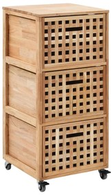 vidaXL Ντουλάπι Μπάνιου 41 x 41 x 91 εκ. από Μασίφ Ξύλο Καρυδιάς