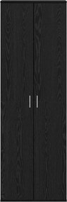 vidaXL Highboard 60 x 35 x 180 εκατοστά Επεξεργασμένο Ξύλο Μαύρη δρυς