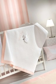 Κουβέρτα Lapin Pink Πικέ 110x150 - Saint Clair