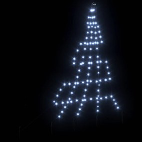 vidaXL Χριστουγεννιάτικο Δέντρο LED με Σφήνες Εδάφους Ψυχρό λευκό