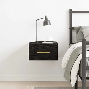 vidaXL Κομοδίνο Μαύρη δρυς 35 x 35 x 20 εκ Επεξεργασμένο ξύλο
