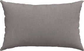 vidaXL Μαξιλάρι Καναπέ 2 pcs Taupe 50 x 30 cm ύφασμα
