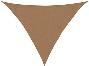 vidaXL Πανί Σκίασης Taupe 3 x 3 x 4,2 μ. από HDPE 160 γρ/μ²